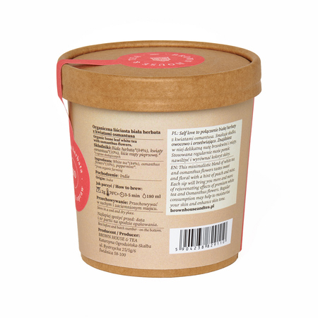 Brown House & Tea - herbata biała sypana Self Love 40 g - obrazek 2