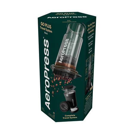 AeroPress Go Plus - Zaparzacz do kawy z kubkiem termicznym czarny - obrazek 6