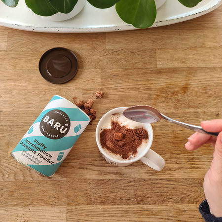 BARÚ - Fluffy Marshmallow Chocolate - Czekolada w proszku 250g - obrazek 3