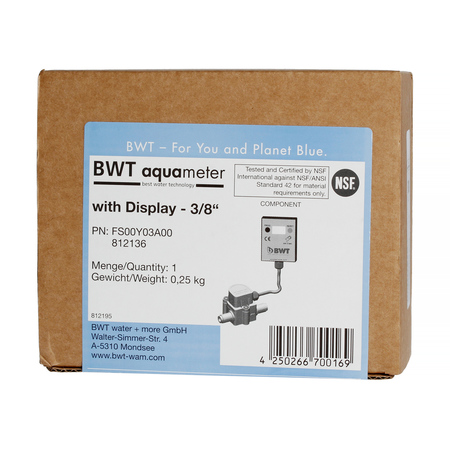 BWT Aquameter Bestmax - Przepływomierz z wyświetlaczem LCD - obrazek 3