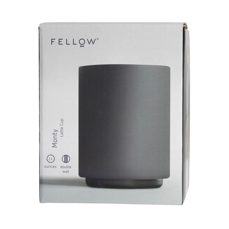 Fellow Monty Cup latte Kubek 325 ml - Czarny Mat - obrazek 4