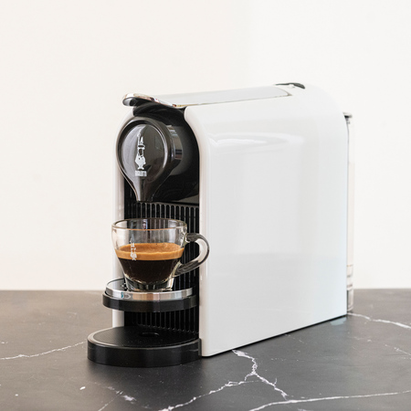 Bialetti - ekspres kapsułkowy Gioia Plus - Biały + 48szt kapsułek NAPOLI - obrazek 7