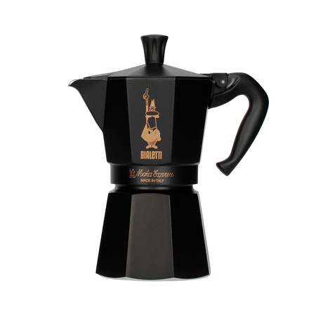 Bialetti - Zestaw Moka Express 6tz Czarna + 2 Kubki - obrazek 3