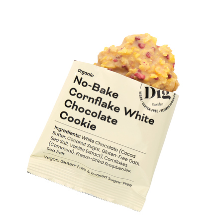 DIG - Baton No-Bake Cornflake White Chocolate Cookie EKO 30 g - obrazek 3