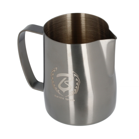 Barista Space - Dzbanek do mleka czarny 600 ml - obrazek 3