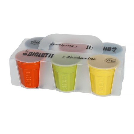 Bialetti Bicchierini - Zestaw 6 filiżanek do espresso - Kolorowy - obrazek 2