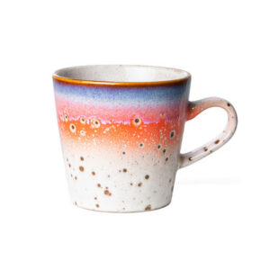 HKliving - Kubek ceramiczny Americano 70s Asteroids 260ml