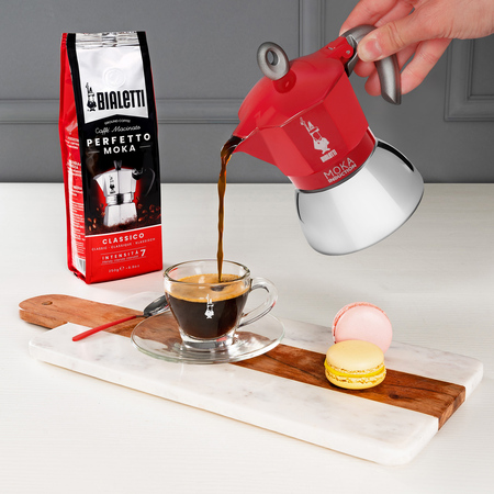 Bialetti New Moka Induction 2tz Czerwona - obrazek 2