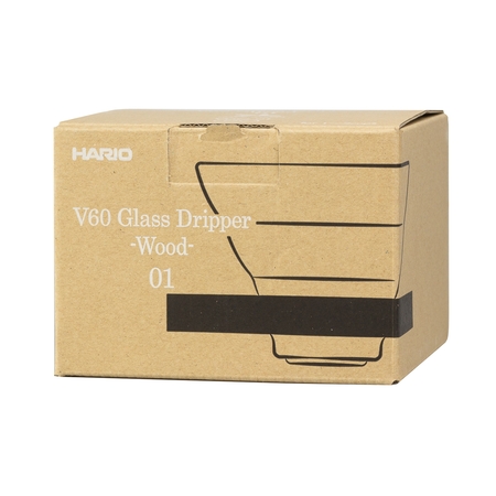 Hario szklany Drip V60-01 - Olive Wood - obrazek 2