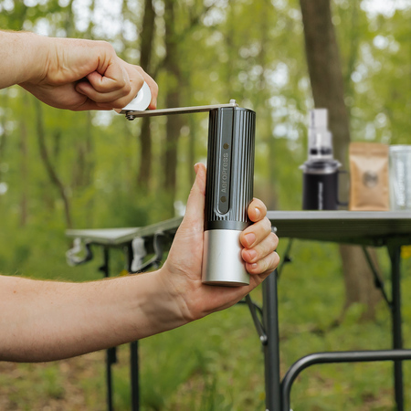 AeroPress - Młynek ręczny szary - obrazek 2