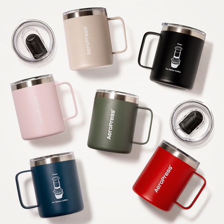 AeroPress - Travel Coffee Mug - Kubek termiczny kremowy - obrazek 7