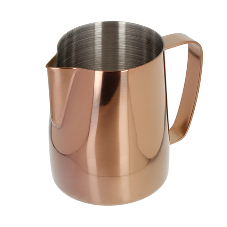 Barista Space - Dzbanek do mleka różowo-złoty 600 ml - obrazek 4