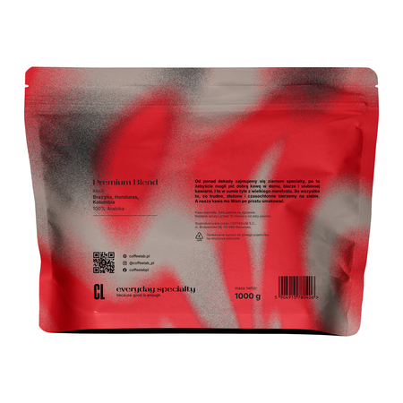 COFFEELAB - kawa ziarnista Premium Blend Espresso 1 kg - obrazek 2