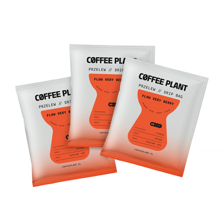 COFFEE PLANT - kawa w saszetkach Flow Very Berry Drip Bag - 10 saszetek 10 g - obrazek 7