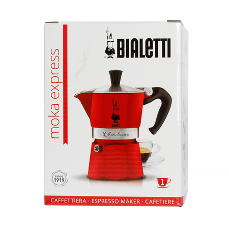 Bialetti Moka Express 1tz Czerwona - obrazek 2