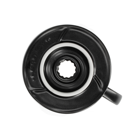 Hario ceramiczny Drip V60-02 Czarny mat |VDC-02-MB-UEX| - obrazek 4