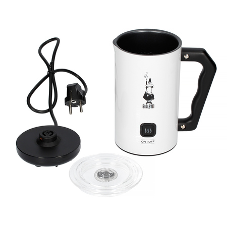 Bialetti Milk Frother MKF02 Bianco - Elektryczny spieniacz do mleka Biały - obrazek 3