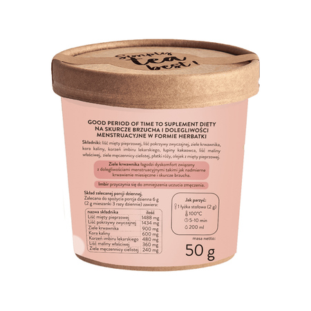 Brown House & Tea - herbata ziołowa sypana Good Period of Time 50 g - obrazek 2