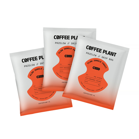 COFFEE PLANT - kawa w saszetkach Flow Jungle Fruit Drip Bag - 10 saszetek 10 g - obrazek 2
