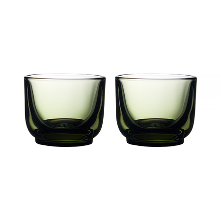 Fellow - zestaw dwóch szklanek Pirch Espresso 100 ml - Zielony