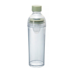 Hario - butelka plastikowa z filtrem 400ml - jasny zielony