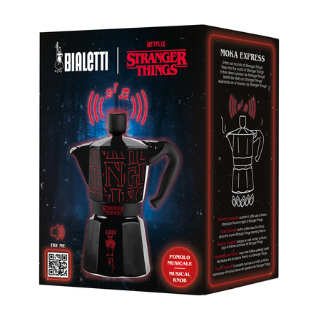 Bialetti - kawiarka Moka Express Sound Stranger Things 6tz - obrazek 2