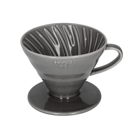 Hario ceramiczny Drip V60-02 szary |VDC-02-GR-UEX| - obrazek 2