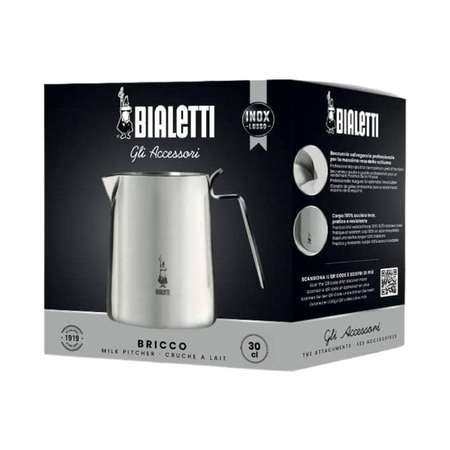 Bialetti - dzbanek do mleka 300 ml - Srebrny - obrazek 2