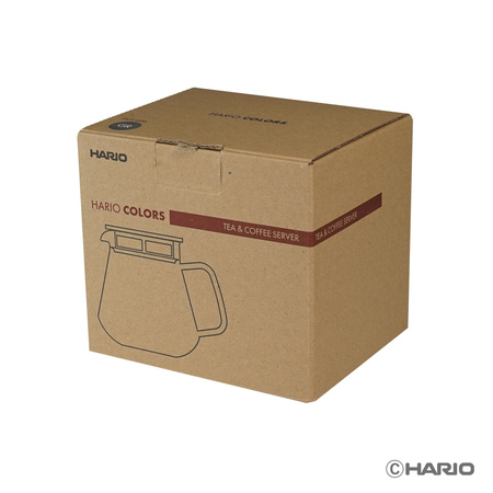 Hario - Colors Tea & Coffee Server - Serwer z filtrem szary 600ml - obrazek 2