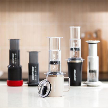AeroPress - Travel Coffee Mug - Kubek termiczny kremowy - obrazek 2