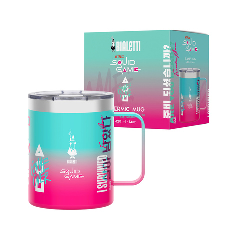 Bialetti - Kubek termiczny z uchwytem Squid Game 420ml - obrazek 4