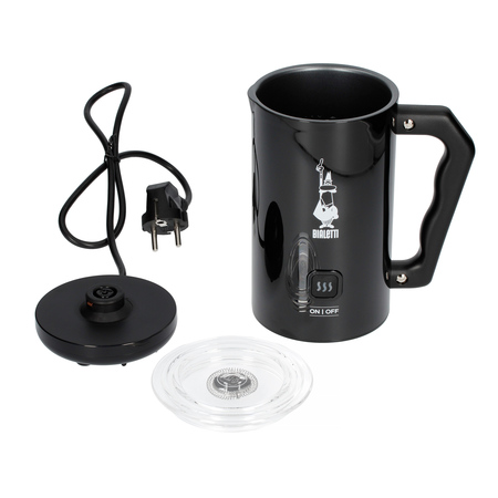 Bialetti Milk Frother MKF02 Nero - Elektryczny spieniacz do mleka Czarny - obrazek 3
