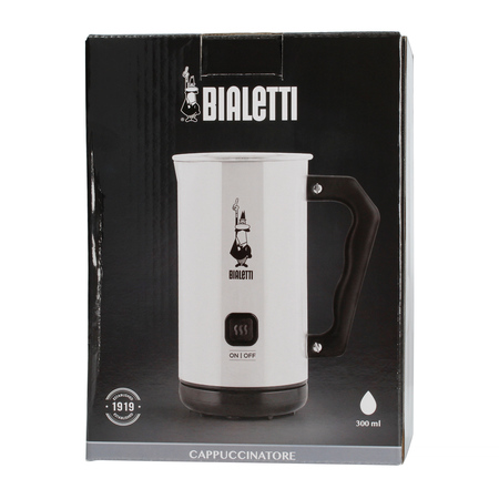 Bialetti Milk Frother MKF02 Bianco - Elektryczny spieniacz do mleka Biały - obrazek 4