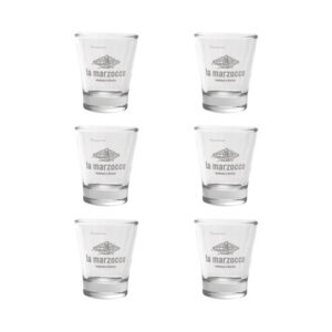 La Marzocco - zestaw 6 szklanek z miarką Shot Glass 60 ml