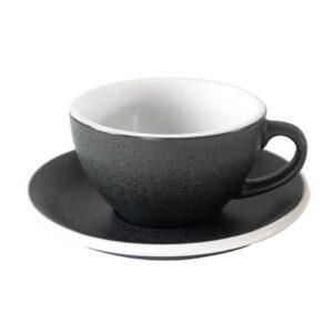 Loveramics Egg - Filiżanka i spodek Cappuccino 200ml - Anthracite