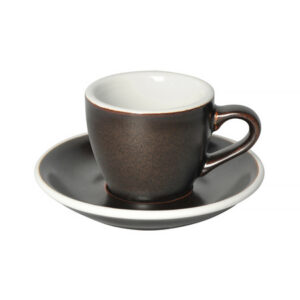 Loveramics Egg - Filiżanka i spodek Espresso 80 ml - Gunpowder