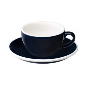 Loveramics Egg - Filiżanka i spodek Flat White 150 ml - Denim