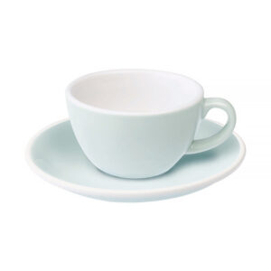 Loveramics Egg - Filiżanka i spodek Flat White 150 ml - River Blue