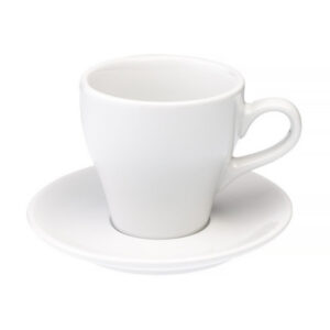 Loveramics Tulip - Filiżanka i spodek Cafe Latte 280 ml - White