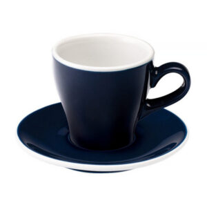 Loveramics Tulip - Filiżanka i spodek Cappuccino 180 ml - Denim