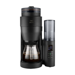 Melitta - AromaFresh II Czarny Mat - Ekspres przelewowy z wbudowanym młynkiem