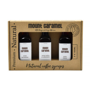 Mount Caramel - Zestaw syropów 3 x 100ml Karmel - Róża - Malina w czekoladzie