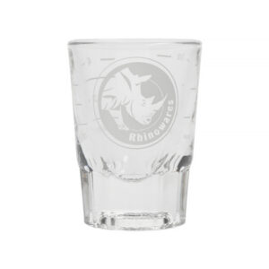 Rhino Coffee Gear Shot Glass Lined 60ml szklanka z miarką
