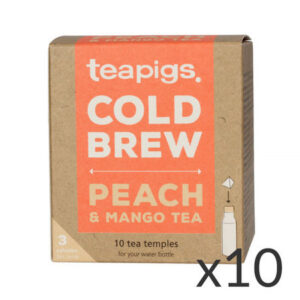 teapigs Peach & Mango - Cold Brew 10 piramidek - zestaw 10 sztuk