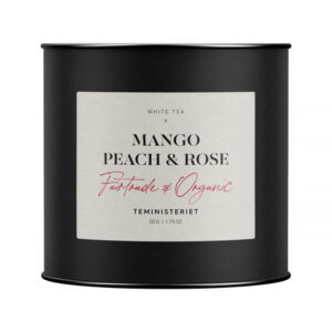 Teministeriet - herbata biała sypana Fairtrade Collection Mango Peach & Rose EKO 50 g