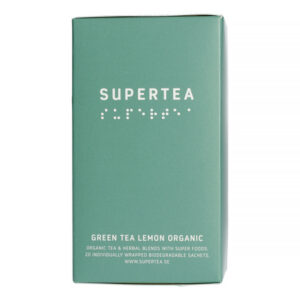 Teministeriet - herbata zielona Supertea Green Tea Lemon EKO 20 saszetek