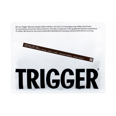 Trigger - kawa ziarnista Easy Dark Brazylia Chapadao de Ferro Natural Espresso 250 g