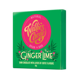 Willie's Cacao - Czekolada Imbir i Limonka 70% - Ginger Lime 50g