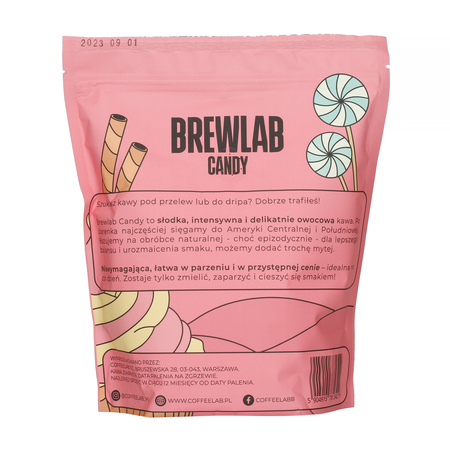 COFFEELAB - kawa ziarnista Brewlab Candy Filter 500 g - obrazek 2
