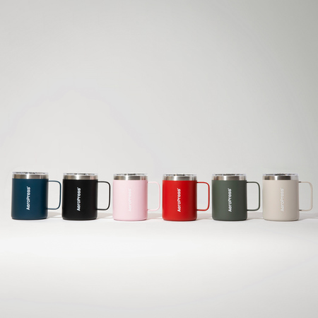 AeroPress - Travel Coffee Mug - Kubek termiczny kremowy - obrazek 6